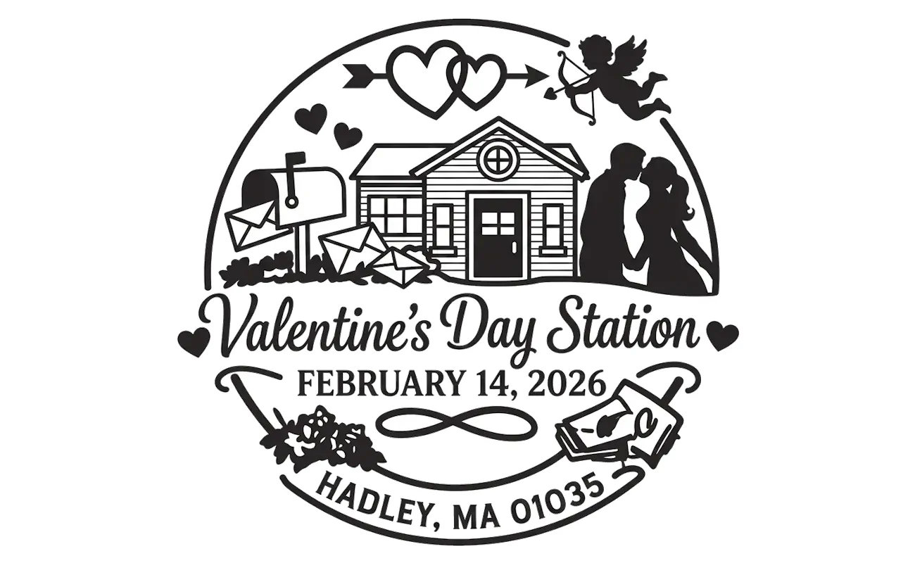 The Heart of the Common (Valentine's Day Station) - Hadley, MA