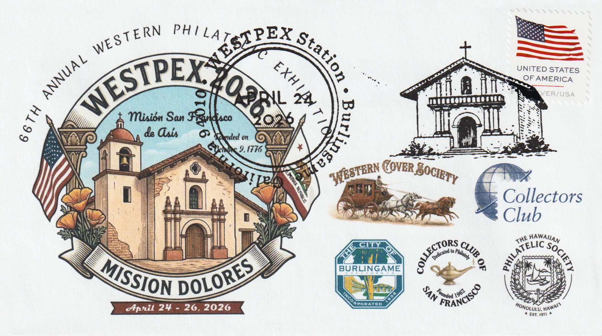 Official Pictorial Postmark View