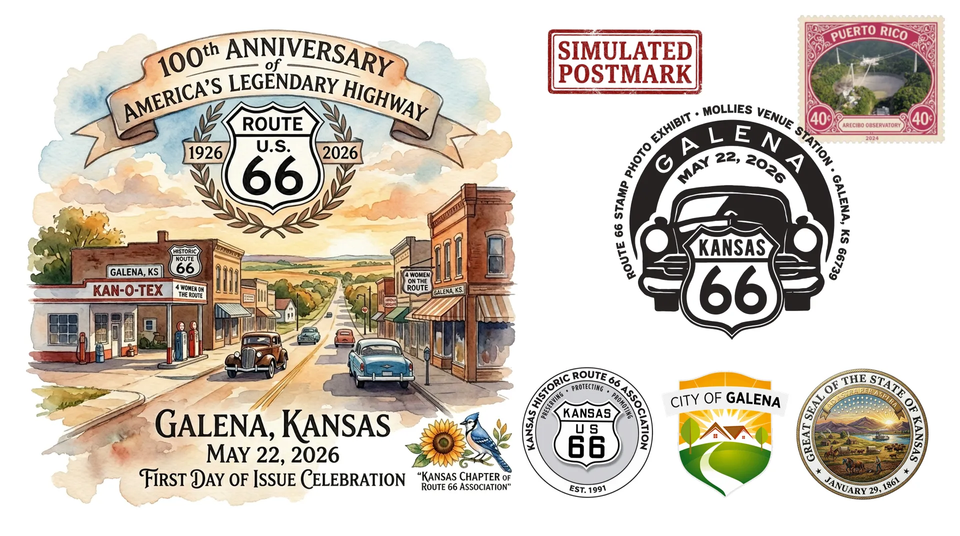 Simulated Postmark View