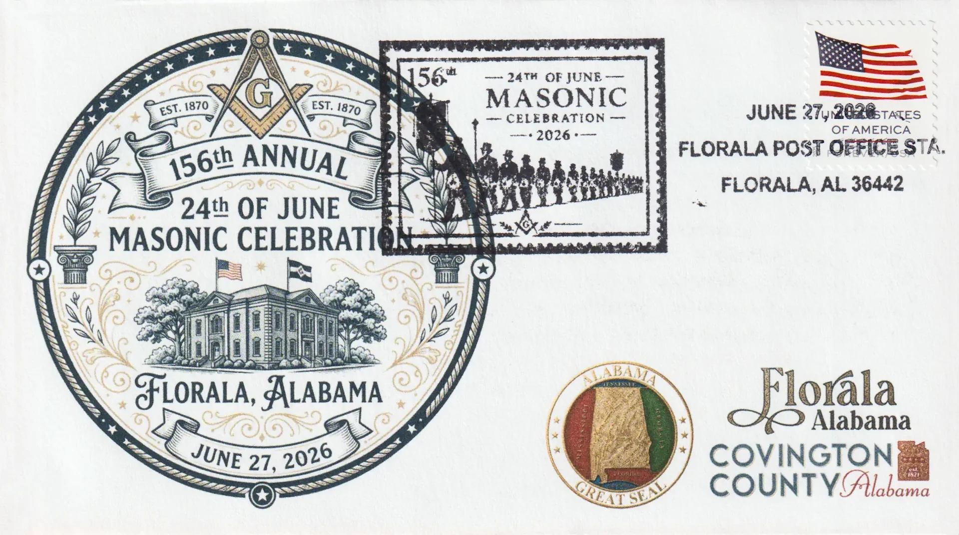 Official Pictorial Postmark View