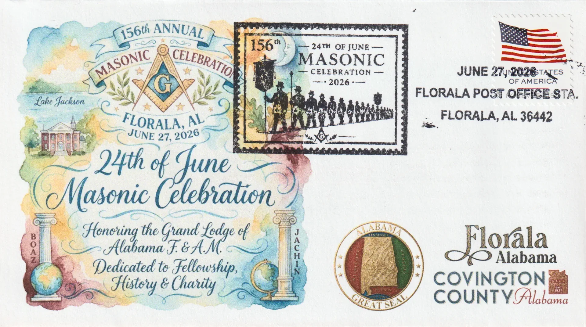 Official Pictorial Postmark View