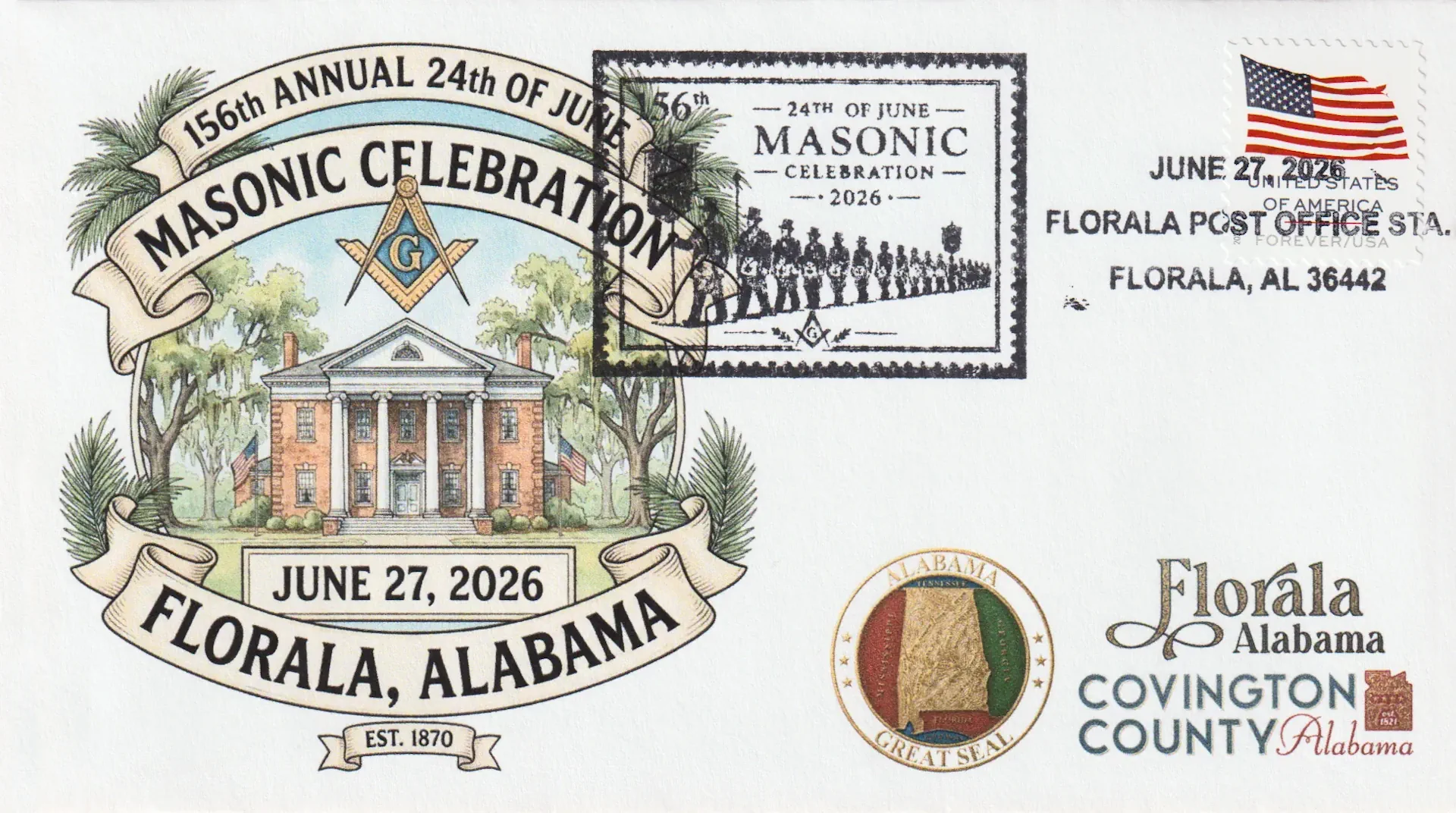Official Pictorial Postmark View