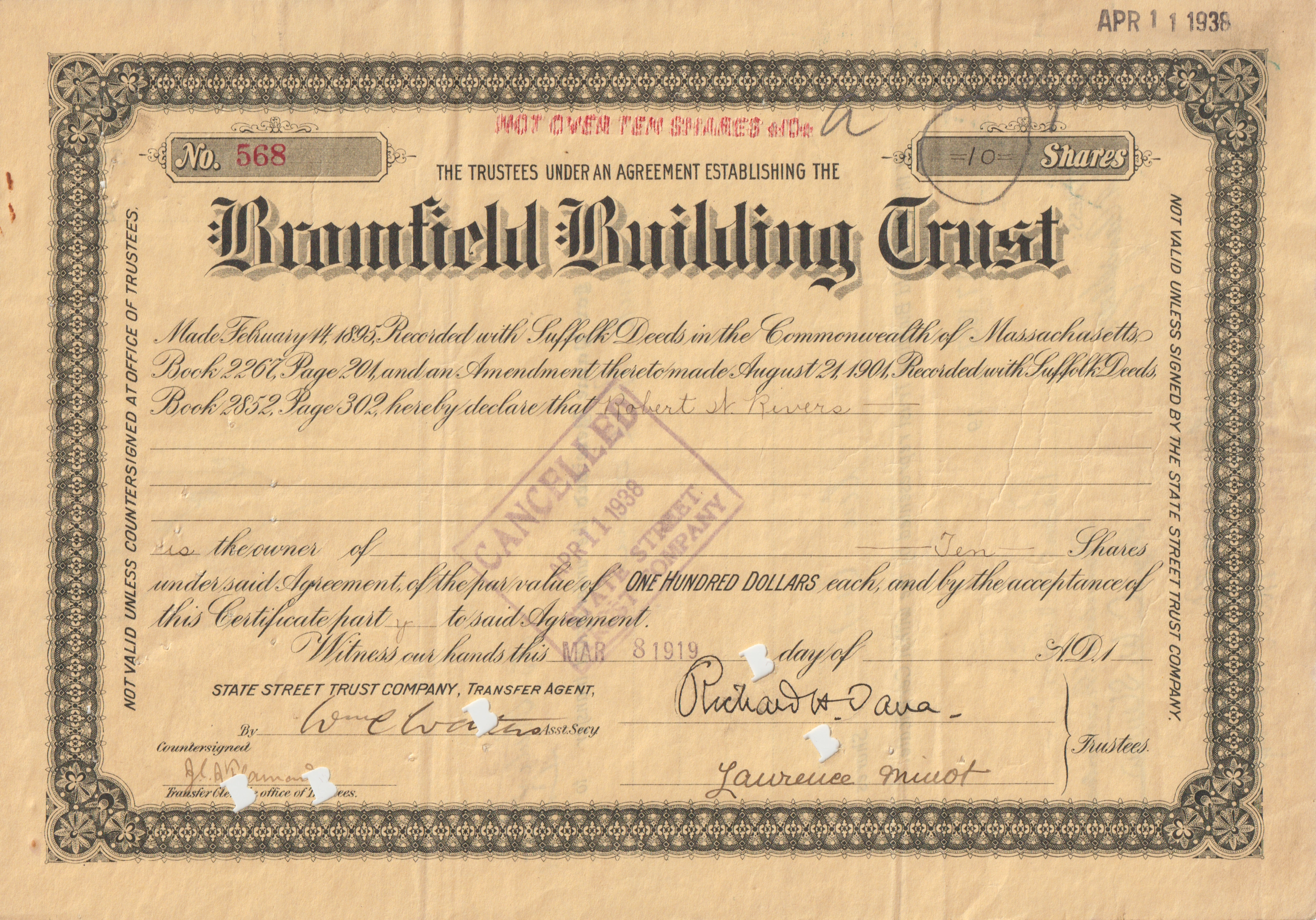 Bromfield Building Trust Front View