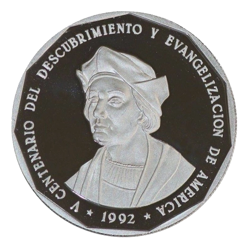 1 Peso (V Centenario) Obverse
