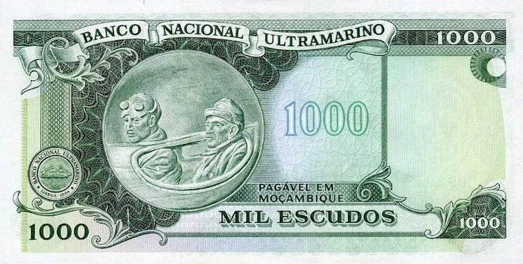 1000 Escudos (Mil Escudos) Reverse View