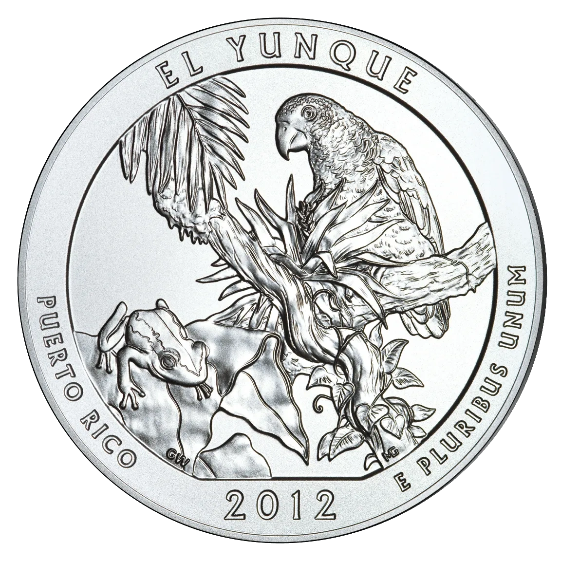 Quarter Dollar (El Yunque) Reverse